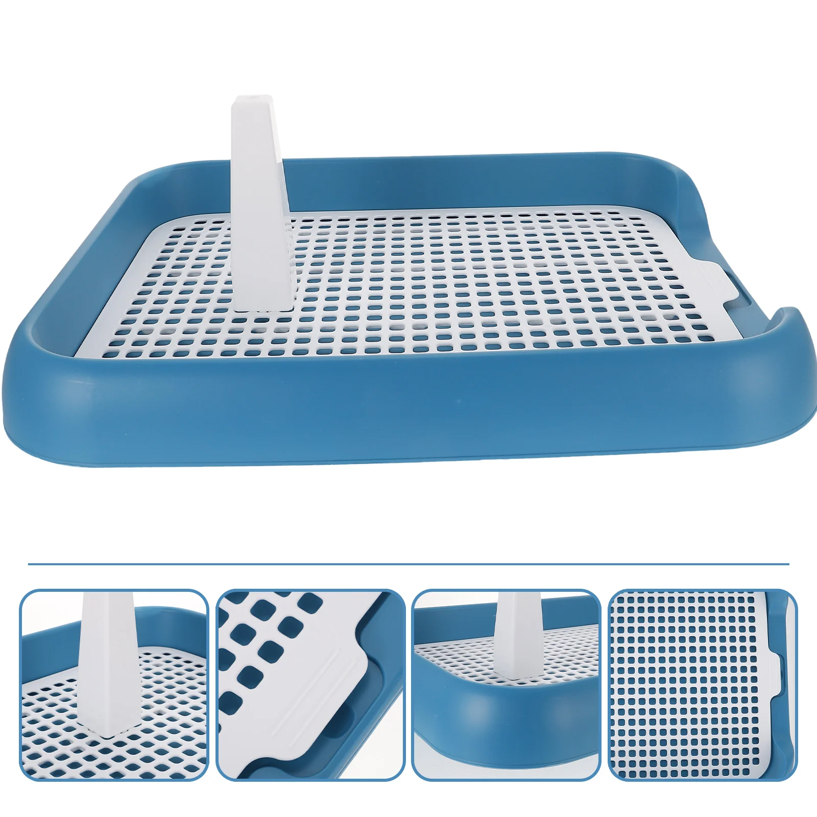 

Indoor Dog Potty Tray Mesh Dog Training Toilet Plastic Potty Tray Puppy Toilet Anti-Slide Dog Toilet Anti Mesh Training