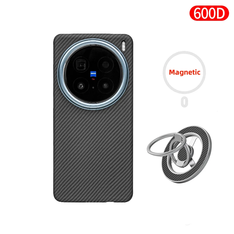 Ultra-Thin Aramid Fiber Carbon Magnetic Kevlar Phone Case