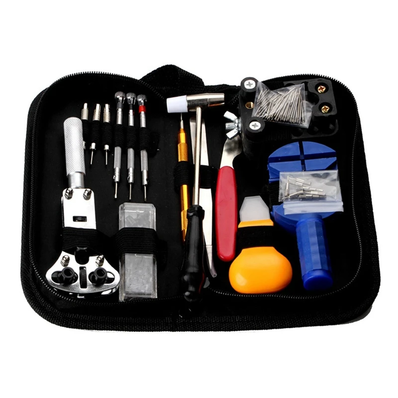

Watch Repair Tool Watch Repair Kit 147-Piece Tool Set Watch Strap Opener Watch Repair Combination Durable