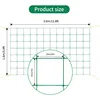 KINGLAKEGarden grid suitable for rock climbing plants, 6ft x 12ft green garden plant net, heavy plastic plant grid, protect vege 2