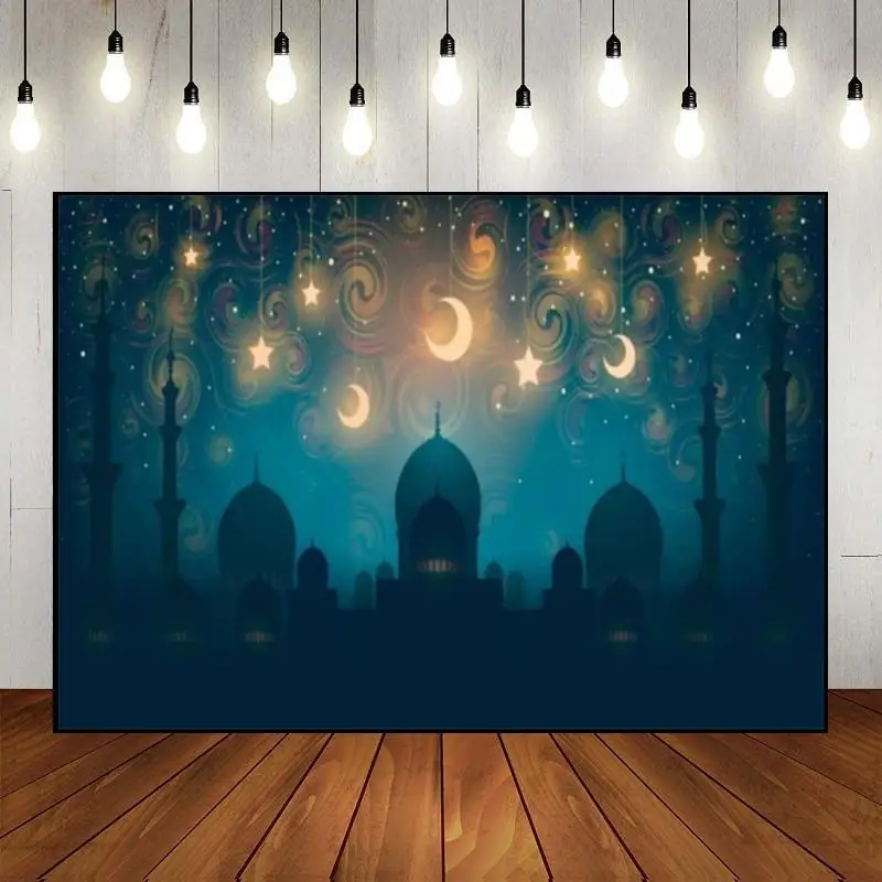 Moschee Silhouette Mond Stern Nacht Religion Kultur Dekoration moschee-silhouette-mond-stern-nacht-religion-kultur-dekoration