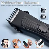 Men's Groin Hair Trimmer, Ball Groomer &Body Trimmer for Men, Waterproof Wet/Dry Clippers, Ultimate Male Hygiene Razor Depilador 2