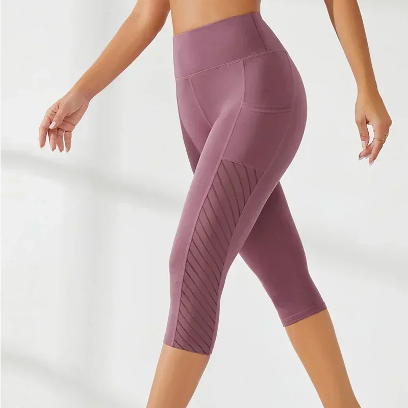 High Waist Yoga Shorts 5