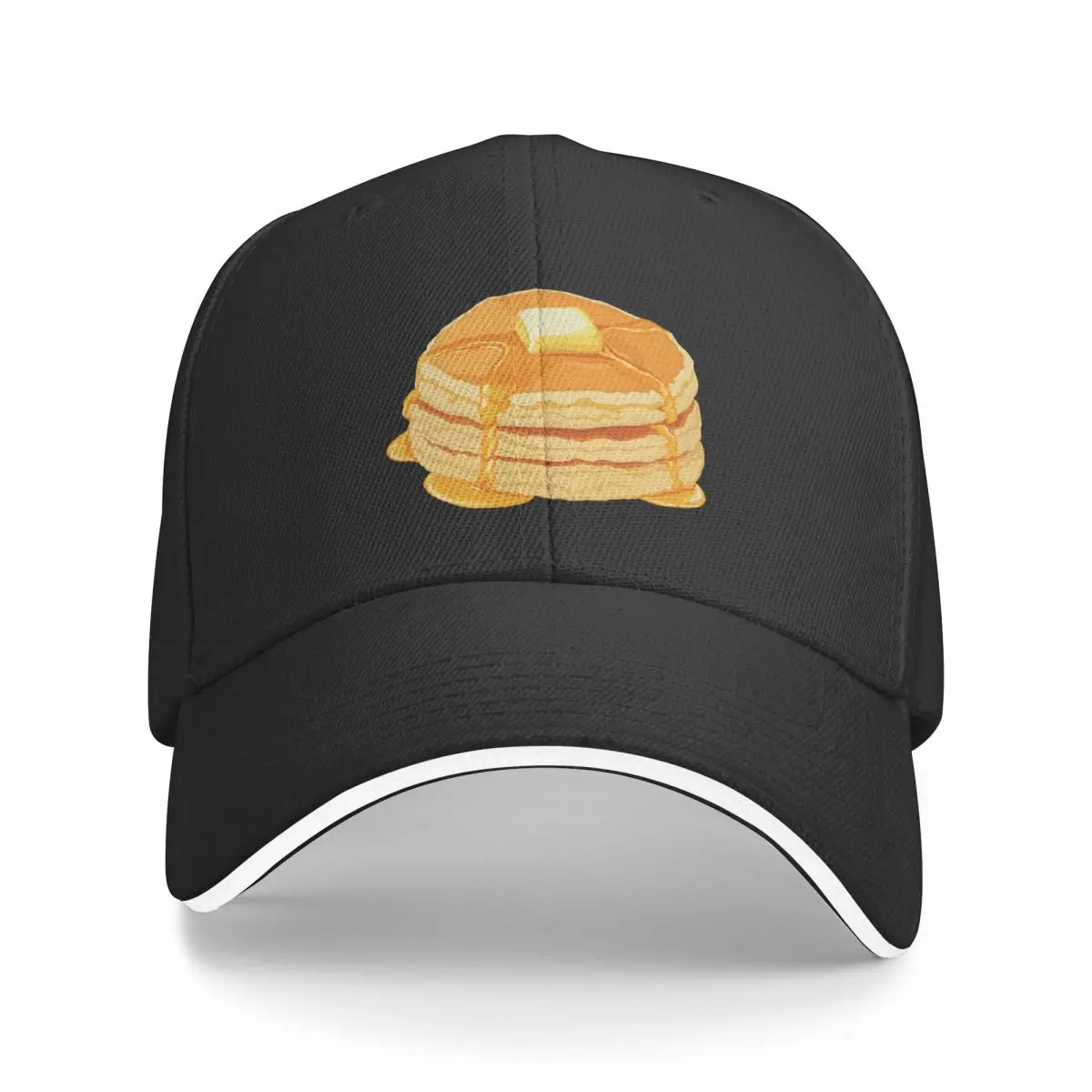 

New Stack of Pancakes with Butter Baseball Cap Anime Custom Cap Uv Protection Solar Hat Kids Hat Men's Hat Luxury Women's