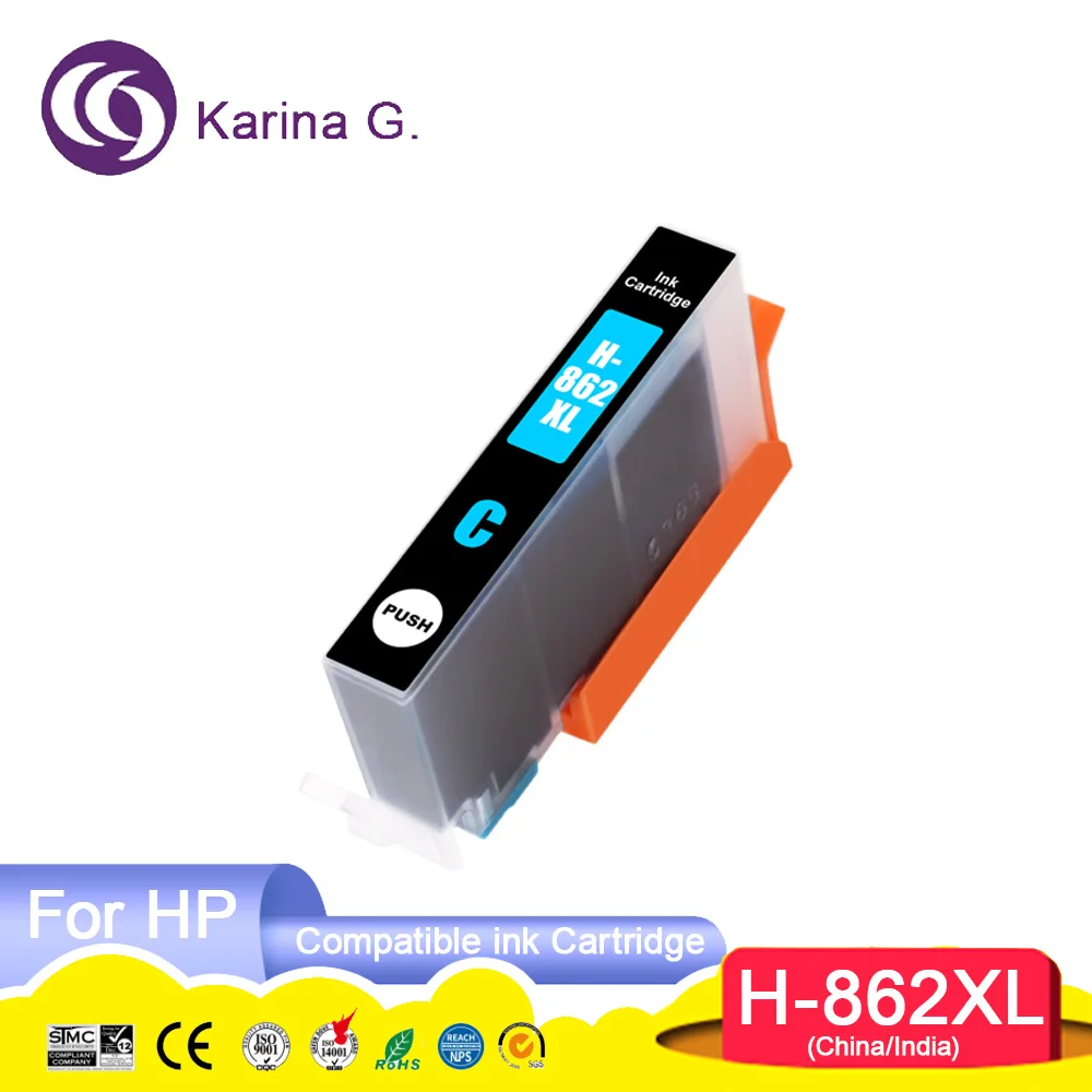 CN 862 XL 862XL Premium Compatible InkJet Ink Cartridge for 862 For 862XL for P