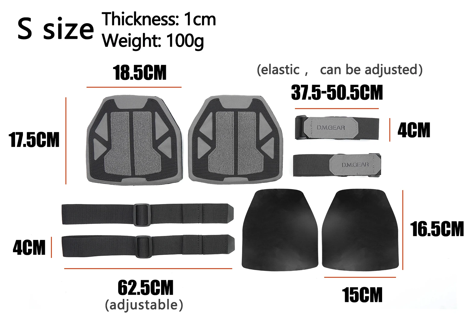 DMGear Shoulder Armor Tactical Vest Image 3