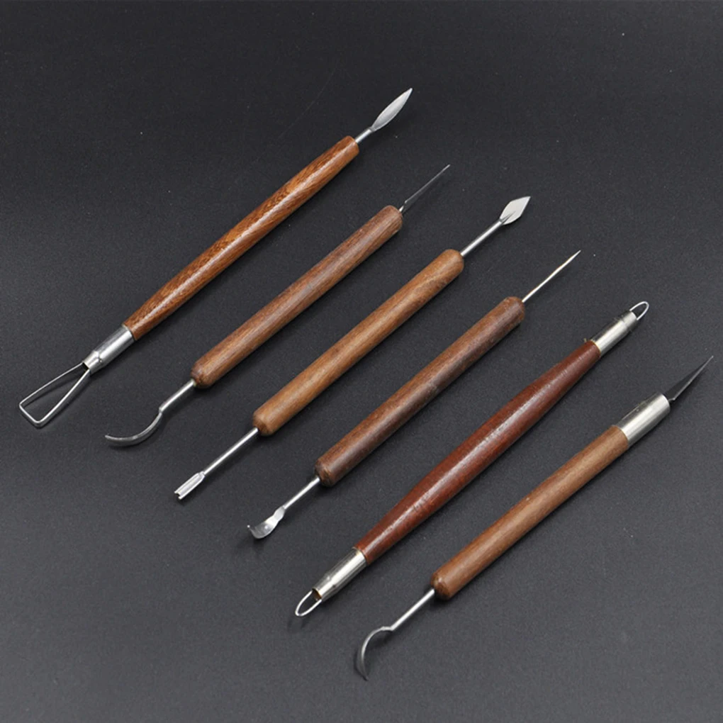 Polymer Clay Tools 5pcs/set Nail Art Pottery Clay Tools Clay Pottery Sculpting Pencil Nail Art Cake Crafting Engraving Silicone Pen sculpture Tools pottery tools clay sculpting tools pottery sculpting tools clay craft tool