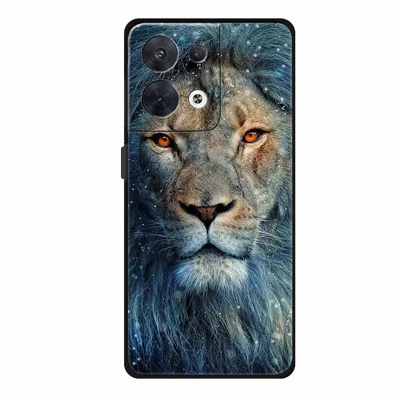 Wolf Design Silicone Animal Case - Soft Back Cover and Cartoon Coque