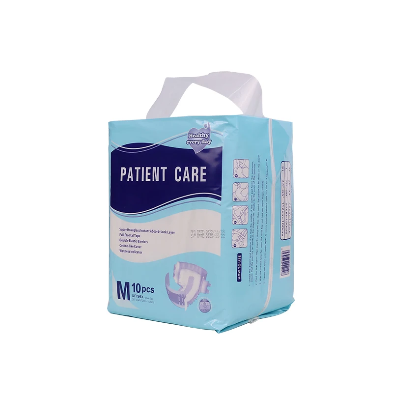 PATIENT CARE Super absorbent and comfortable, adult diapers M size 10 ...