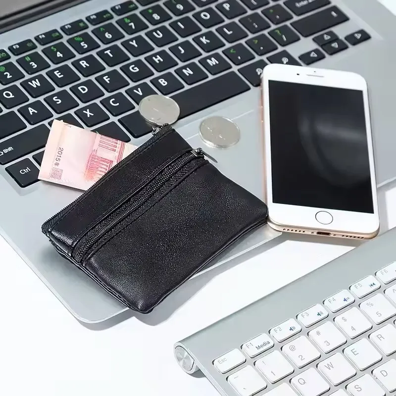 Women Men Coin Purse Small Bag Wallet Change Purses Zipper Money Bags...