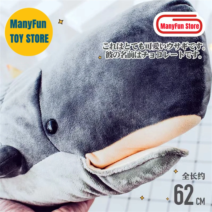 Sperm Whale High Fidelity Anime Cute Cachalot Plushie Pottwal Plush Toys Lifelike Animals Simulation Stuffed Doll Kawai Toy Gift 4