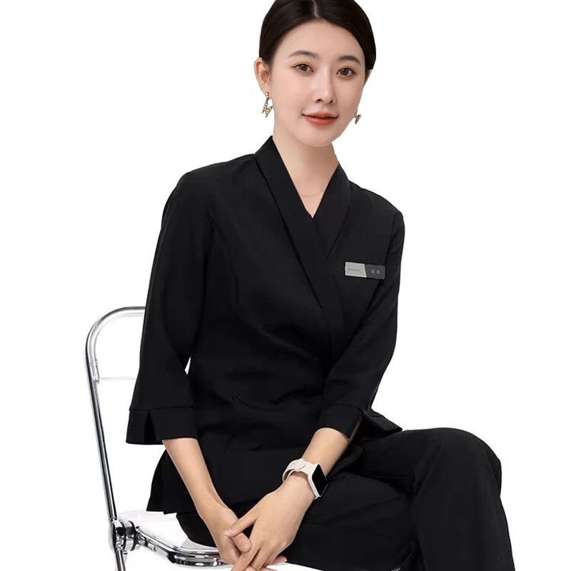 

Beauty Salon Overalls Women's Suit Beautician work Clothes Uniform