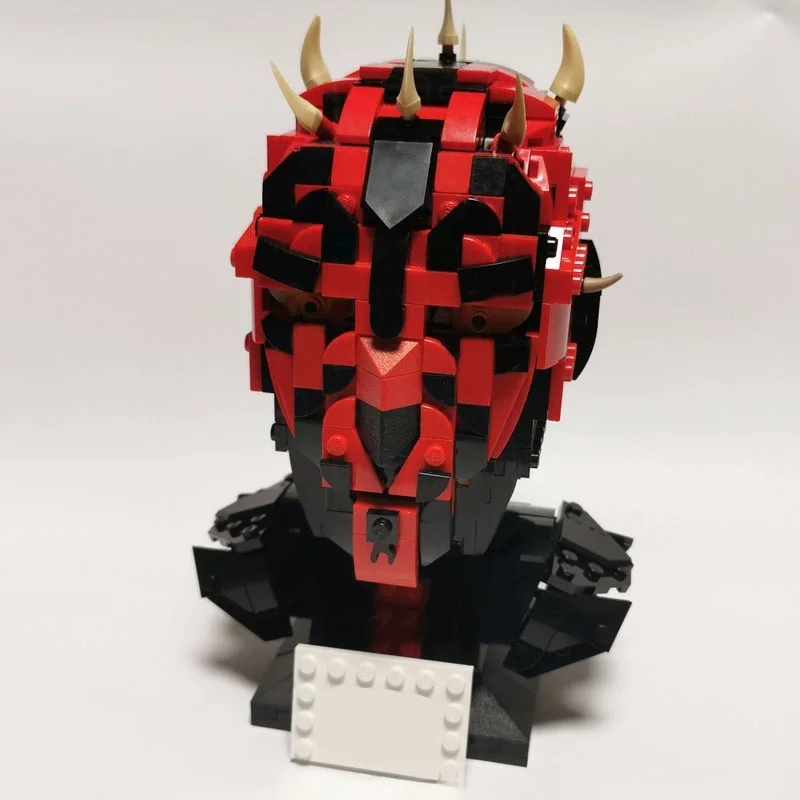 592pcs MOC Maul Helmet Collection Star Battle Model Building Blocks Toy Assemble DIY Education Kids Christmas Gift Birthday
