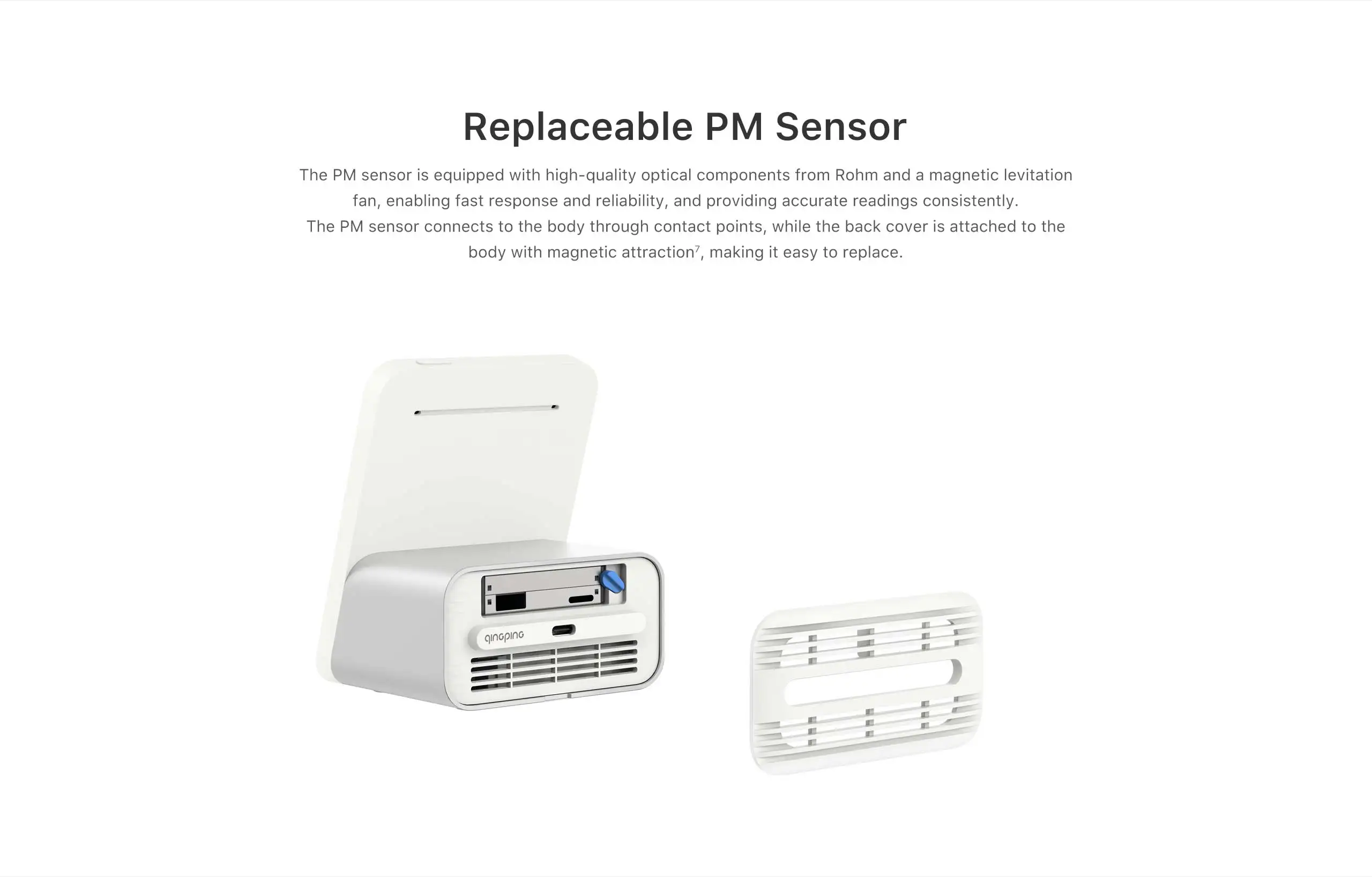 Original Air Monitor 2 Smart Home Touch Screen Control Temperature Humidity Sen