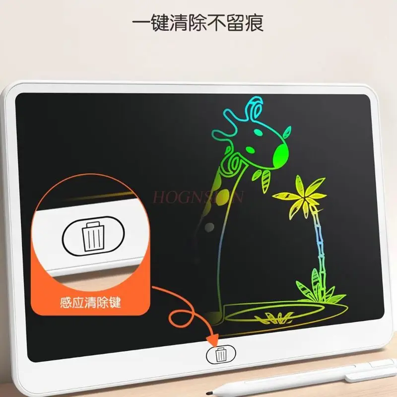 1개 어린이용 그림판 LCD 지우기 가능 원클릭 삭제 필기판 낙서 그림 전자 장..