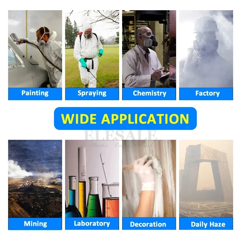 Gas Dust Mask For Spraying Painting Industrial Work Safety Chemical Gas Respirator Face Mask Carbon Filtering Cartridge gas mask dust mask gas respirator face respirator half face respirator mask dustproof respirator