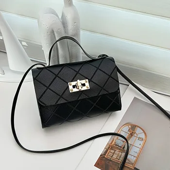 2025 Small Messenger Bag For Women Trend Lingge Embroidery Camera Female Shoulder Bag Fashion Chain Ladies Crossbody Bags Chic 1