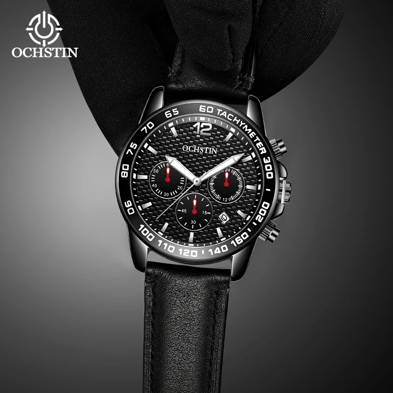 OCHSTIN New 2024 Navigator Series Leisure and Comfortable Multi functional Quartz Movement Watch Men's Quartz Watch