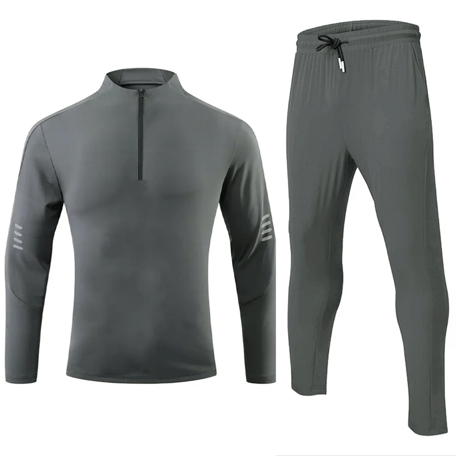 Sports Suit Men's Running Gym Clothes Running Clothes Cycling Tight Spring, Autumn And Winter Quick-drying Clothes