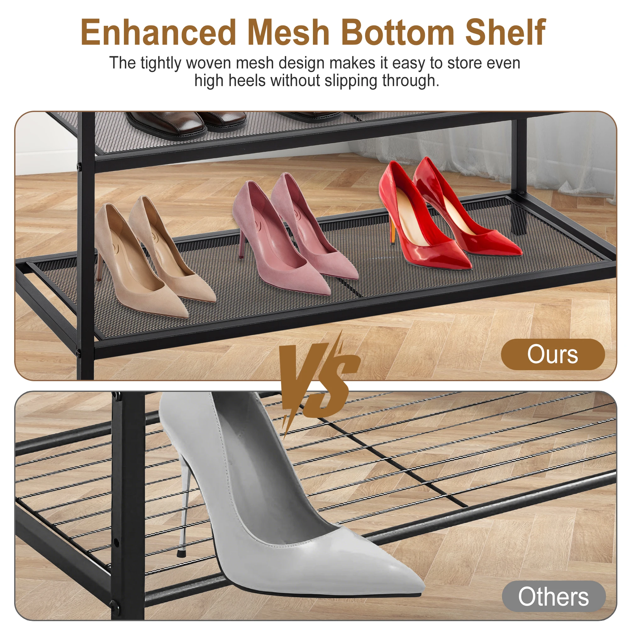 industrial style shoe bench