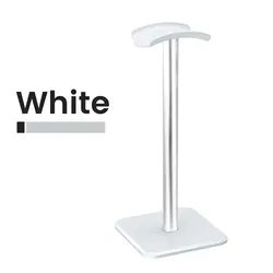 Sleek Aluminum Alloy Universal Headphone Stand (White)