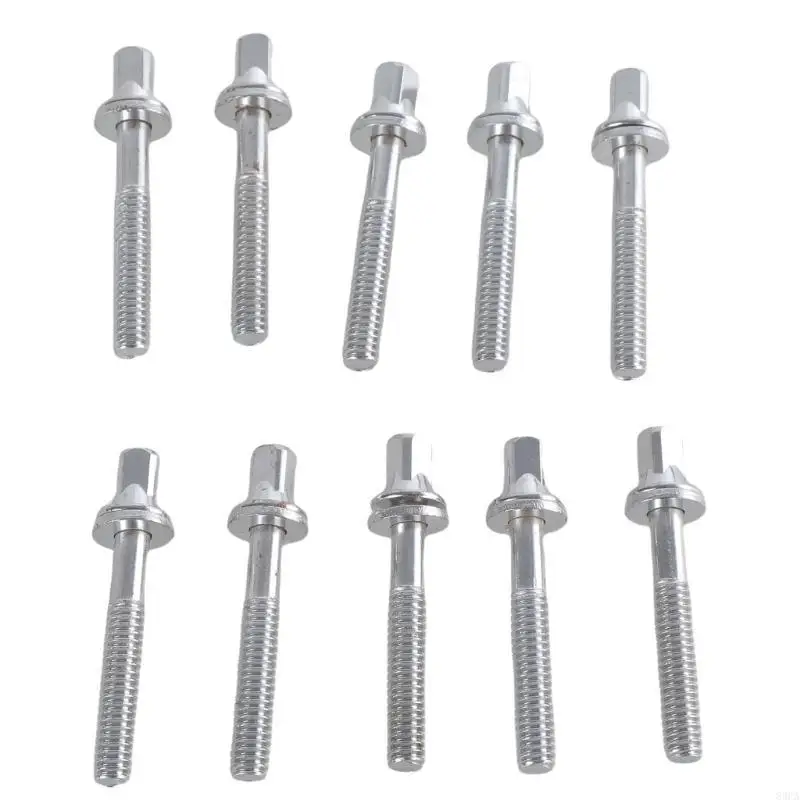 Packung von 10 Trommel -Set -Schrauben Instrumentschraube für Percussion Instrumentsteile – Detail 2