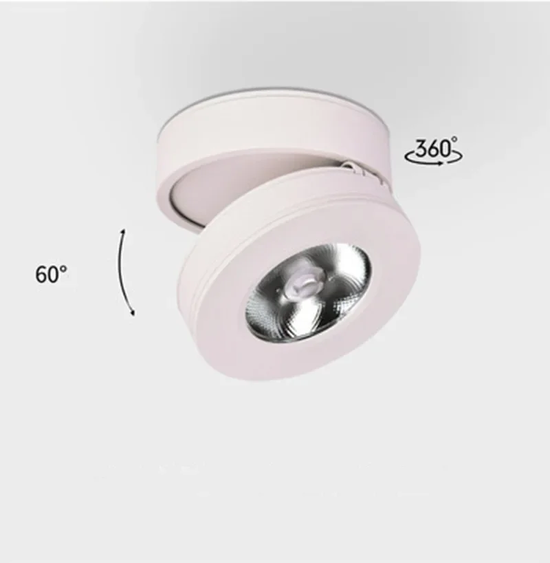 Modern LED Spotlight Living Room Bedroom Bedside Surface Mounted Ceiling Lamp Aisle Hallway Indoor Track Lightings
