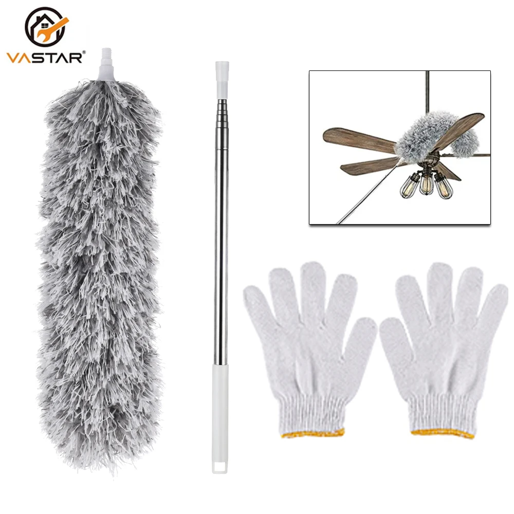 280cm Microfiber Duster Extendable Duster Cleaner Brush Telescopic