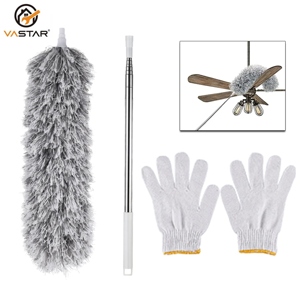 280cm Microfiber Duster Extendable Duster Cleaner Brush Telescopic