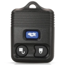 Premium 25 - Pack Key Fob Shell Set - 2/3/4 Button Universal Design (3 Buttons Trunk)