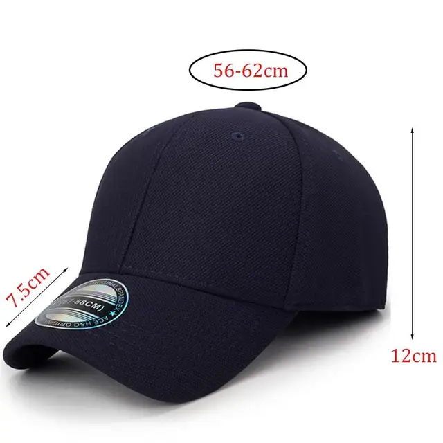  - Summer Breathable Stretch Hats Fitted Solid Color Baseball Cap Outdoor Sports Golf Caps for Women Men Hip Hop Casquette Gorras