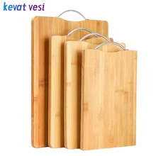 

Wooden Kitchen Cutting Board with Handle Japanese Style Pizza Board Fruit Vegetable Meat Chopping Board Kitchen Accessories