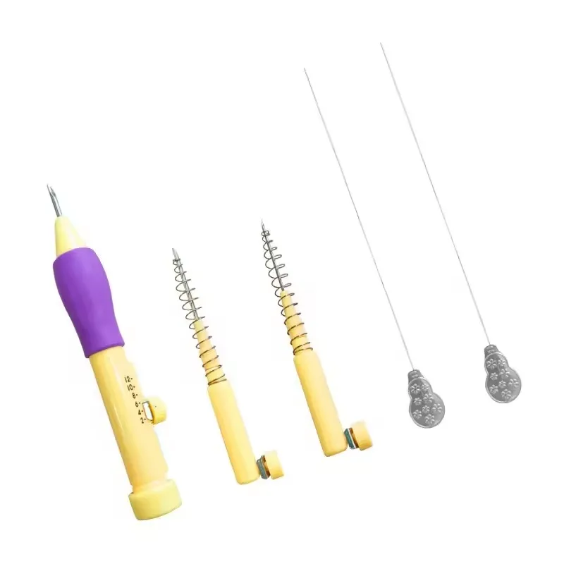 DIY Embroidery Punch Needle Kit Magic Needle Pen Weaving Knitting Sewing Tool Set for Stitching And Crafting - 3