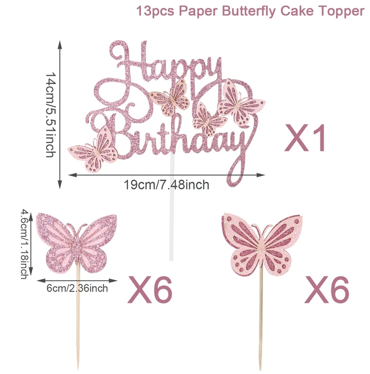 13pcs Cake Toppers