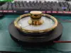 EIZZ Panel Meter Volume Potentiometer Attenuator Warm Back Light High Gloss Gold-plated Appearance Aluminum Alloy Black hell 2