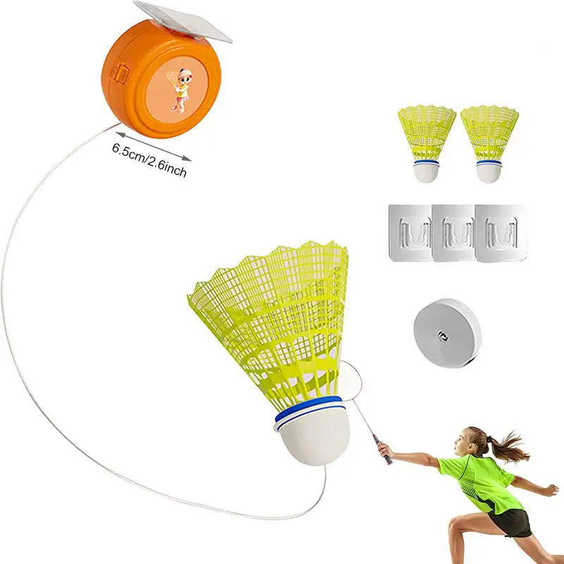Single-Player Badminton Trainer Self-Study Rebounds Device for Beginners and Amateurs