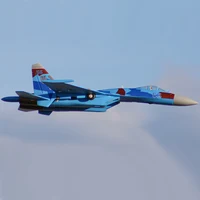 6 CH FlyFans Flanker Camo SU-27 Twin 64mm RC EDF Jet PNP Version Plane Model 2