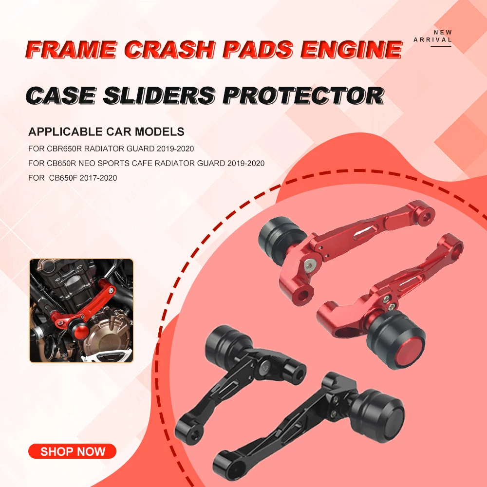 

CBR 650R CB 650F Frame Crash Pads Engine Case Sliders Protector For Honda CBR650R Neo Sports Cafe CB650F 2017 2018 2019 2020