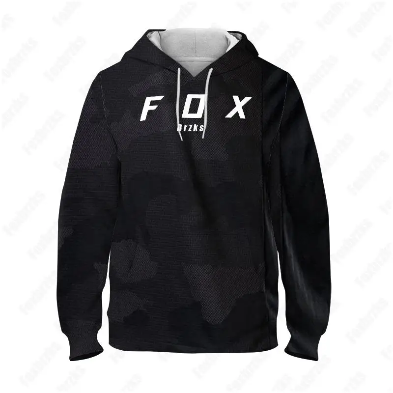 

Foxbrzks New 2024 Autumn East Season 3D Printing Men's Fashion Motorcycle Hoodie Loose And Comfortable Hoodie Hoodie Top