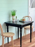 1/6  Dollhouse Living Room Kitchen Accessories   Vintage square table table/dining table Mini Furniture 1