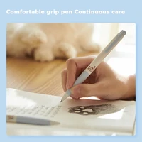 KACO Kawaii Gel Pen Stationery Quick Dry Signature Pens Set Press Type Quick Drying Pen Black ink Cute Panda Writing Supplies 2