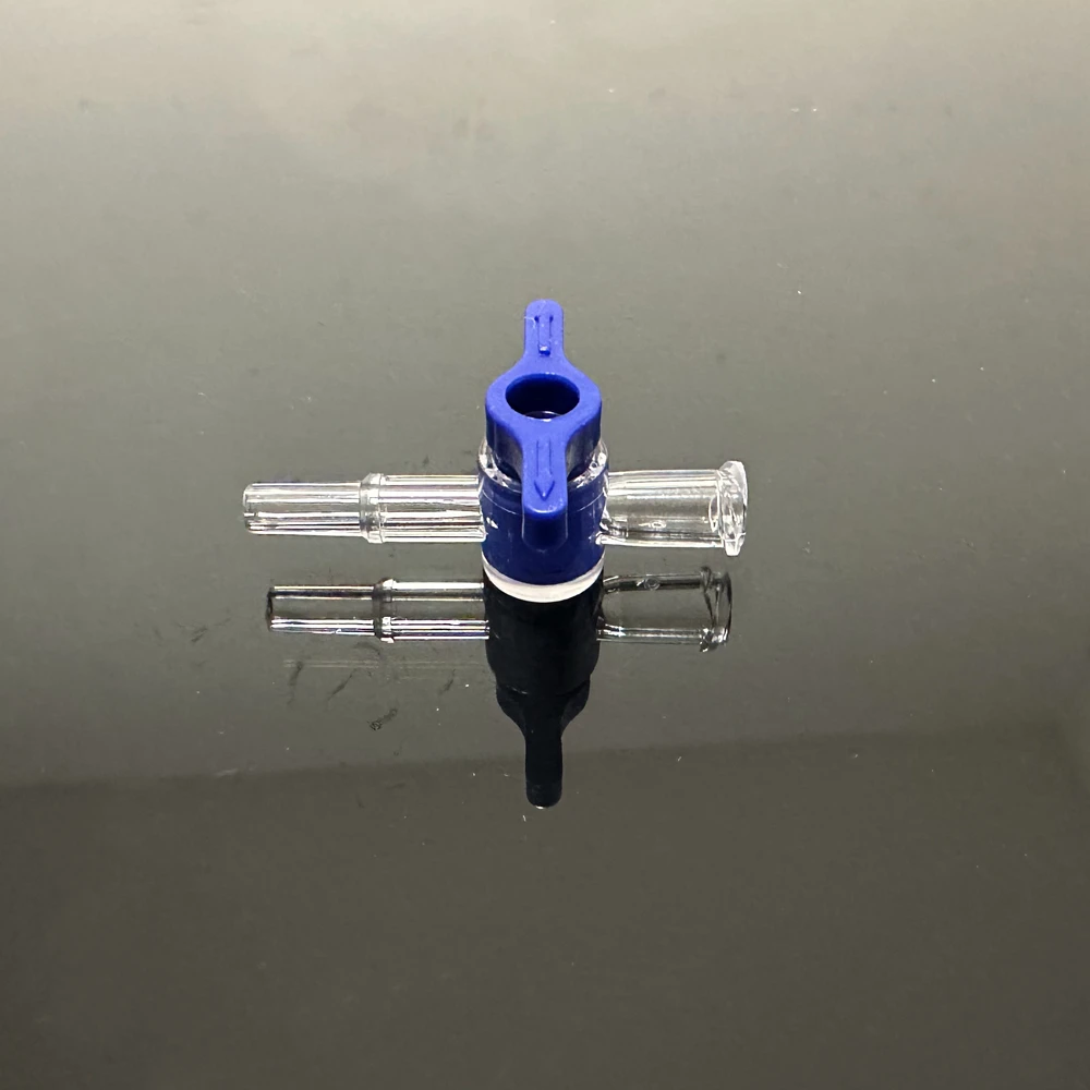 Luer Stopcock Fluxo Control Valve Fêmea para Macho Way Plástico China Fornecimento Direto