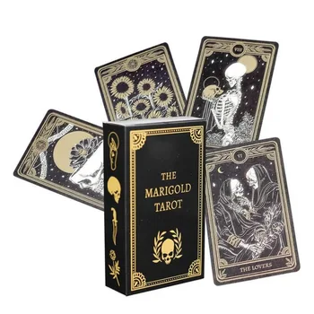 12*7cm The Marigold Tarot Fortune Telling Divination Oracle Card Family Gathering Chess Game Leisure Table Game Entertainment Ca 1