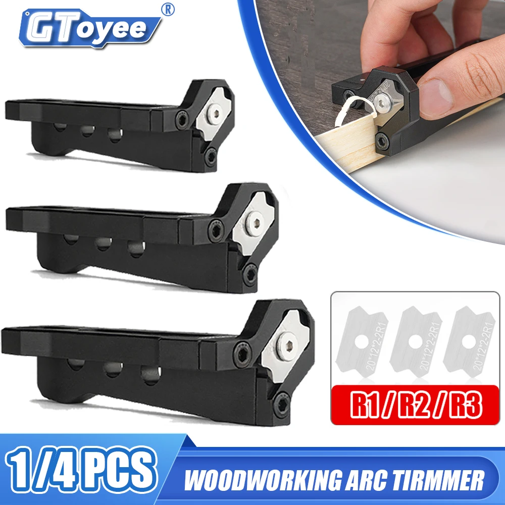 

Woodworking Blade Edge Corner Planer Edge Banding Arc Trimming Manual Planer Wood Chamfering Fillet Scraper Board Deburring Tool