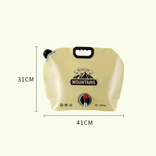 8L Collapsible Water Container Water Bag Folding Canister Bottle Folding Water Bucket YYSD04 2