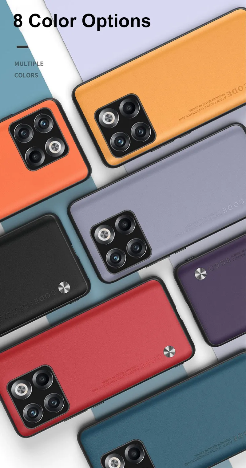 Custodia in pelle di lusso per OnePlus Ace Pro Ace Racing 5G Custodia in silicone per telefono per OnePlus 10 Pro 10R 10T One Plus 10 T_voghion.com