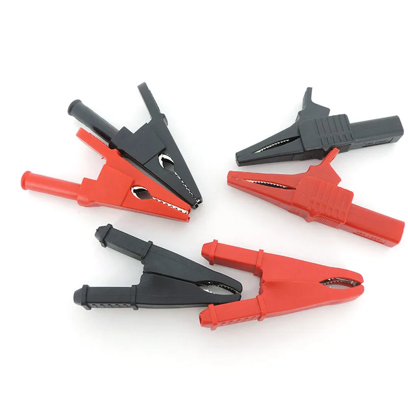 4types 20A 30A 50A Alligator Clip Crocodile Adapter Plug Insulated Probe Clip Test lead for Car Caravan Van Battery