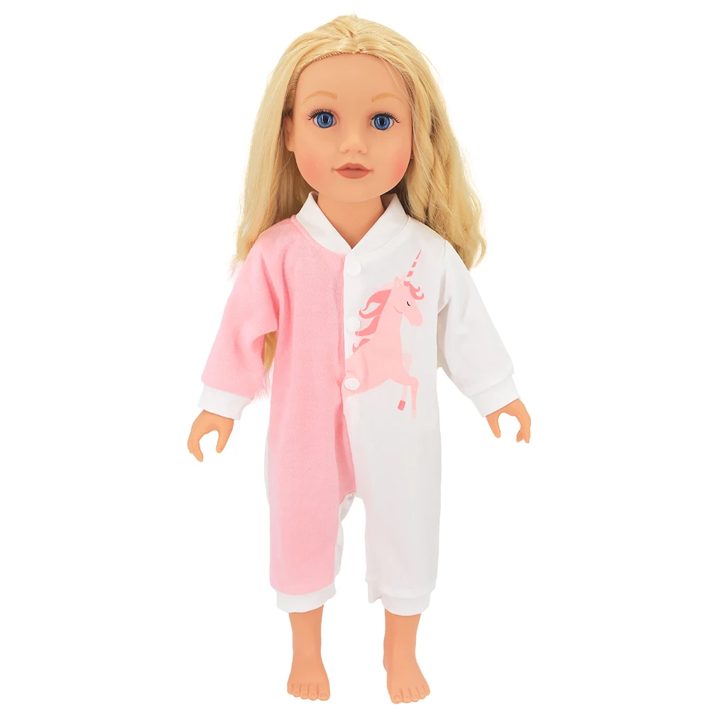 Baby Doll Clothes Set For 14-18 Inch Dolls - Overall Outfit With Hat & Socks, Sweet New Style
