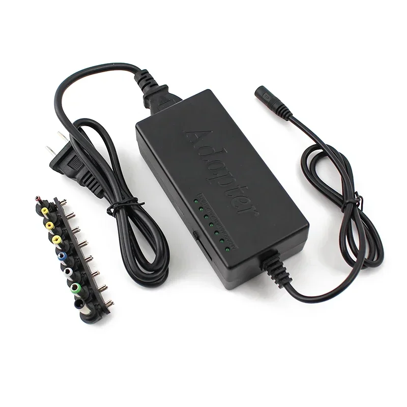 96W Universal AC Laptop Adjustable Power Adapter 12V-24V with 8 Plug Connector for Asus Acer Iconic Brand Iconic Brand Iconic Brand Hp MSI Toshiba