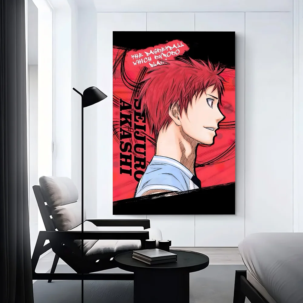 Anime Akashi Seijuro 빈티지 포스터 끈적 레트로 크래프트 종이 스티커 DIY 룸 바 카페 카와이 룸 장식